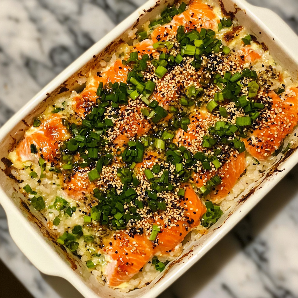 Ultimate Easy Spicy Salmon Sushi Bake Weeknight Hit